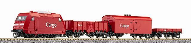 Freight train Starter set DB Cargo with bedding track<br /><a href='images/pictures/Tillig/01414.jpg' target='_blank'>Full size image</a>